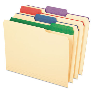 Pendaflex® Color Tab File Folders, 1-3-cut Tabs, Letter Size, Manila, 50-box freeshipping - TVN Wholesale